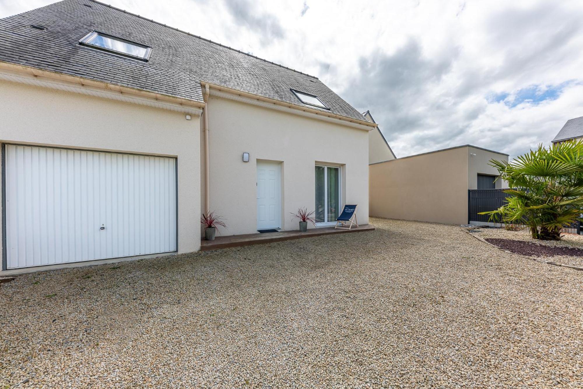 Maison Familiale 6 Personnes Miniac-Morvan Bagian luar foto