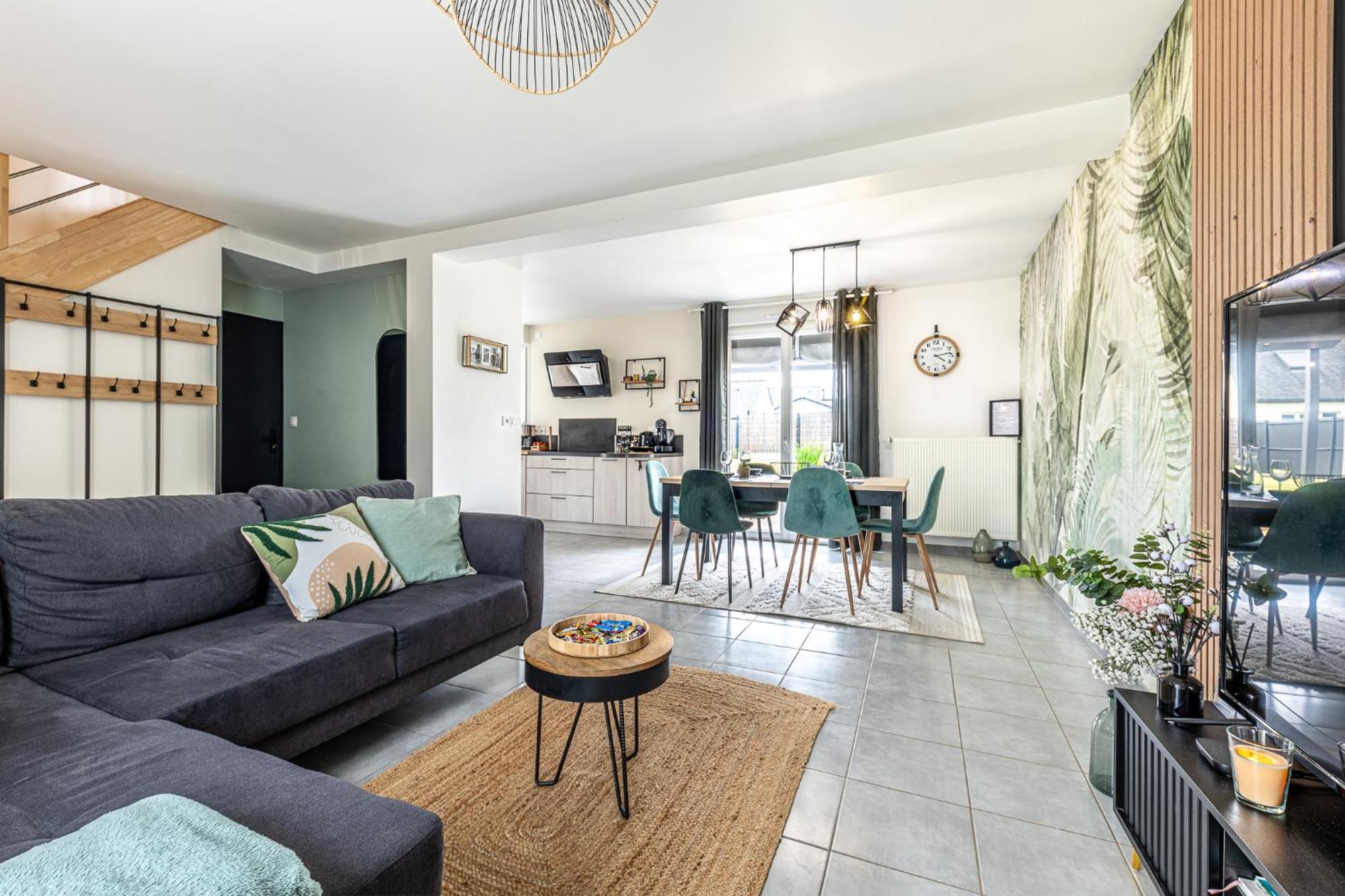 Maison Familiale 6 Personnes Miniac-Morvan Bagian luar foto
